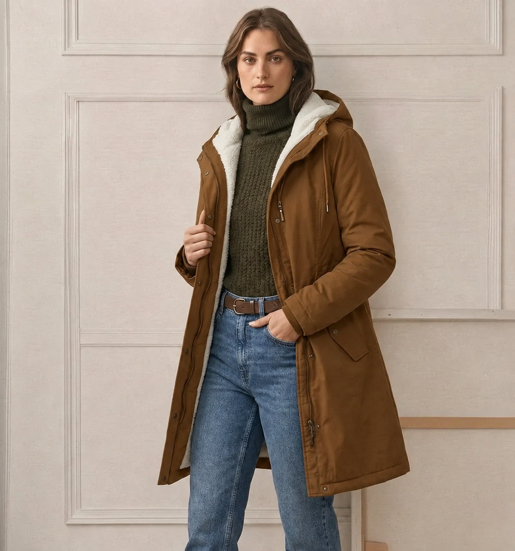 Marjorie | Veste chaude déperlante à capuche