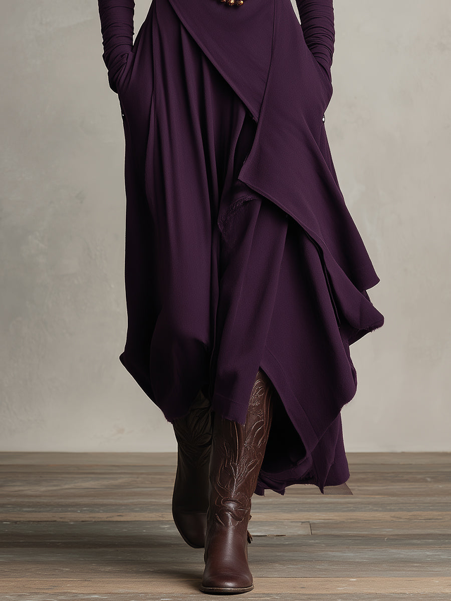 Cléophée | Robe élégante drapée