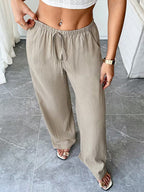 Bérengère | Pantalon de Lin Habillé