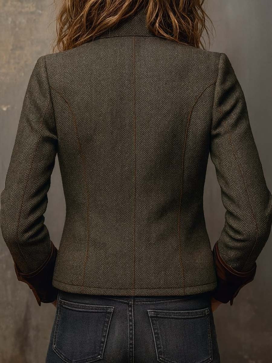 Honorine | Blazer à chevrons