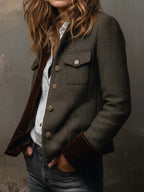 Honorine | Blazer à chevrons