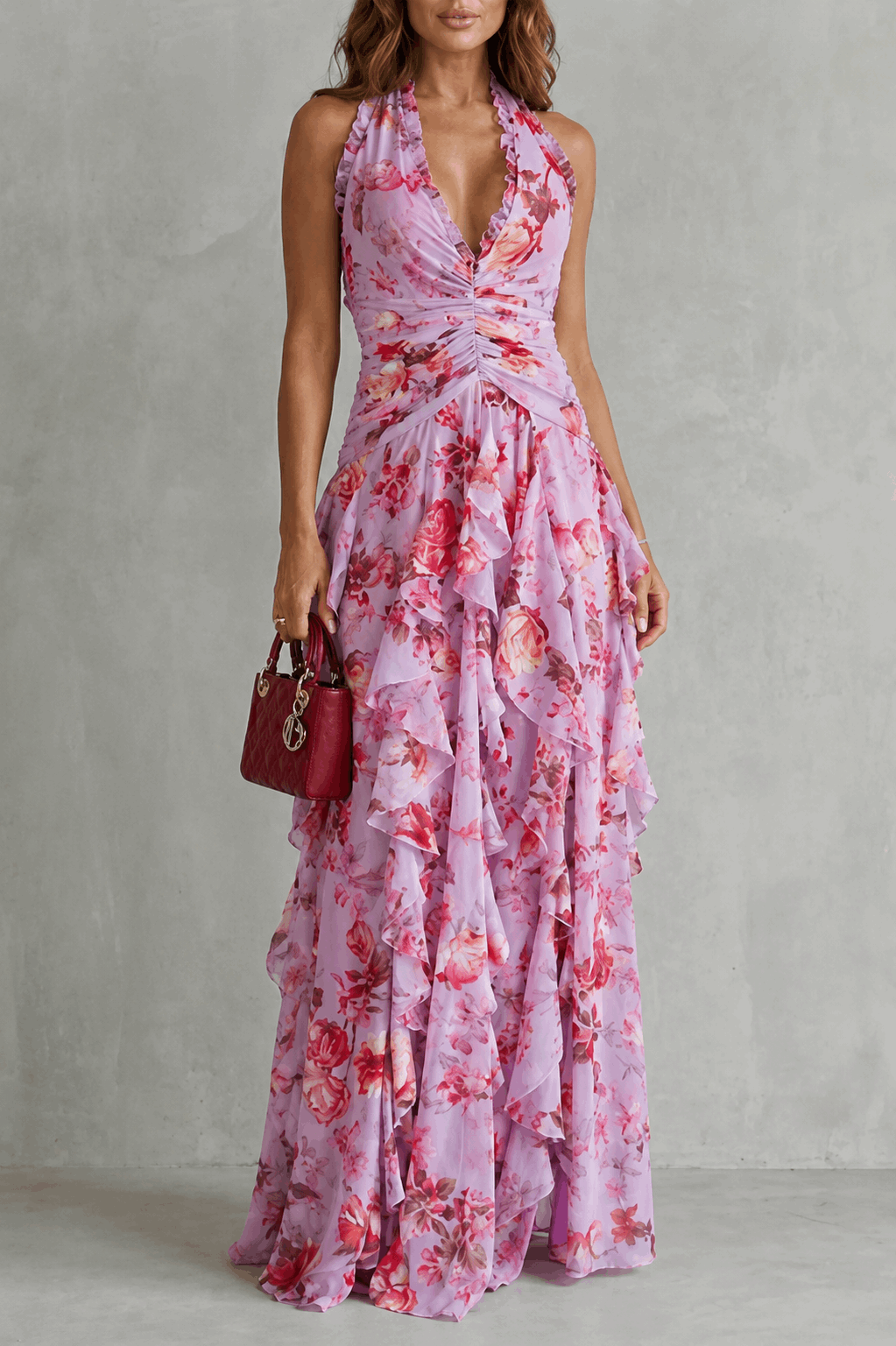 Indara | Vestido Romántico de rosas