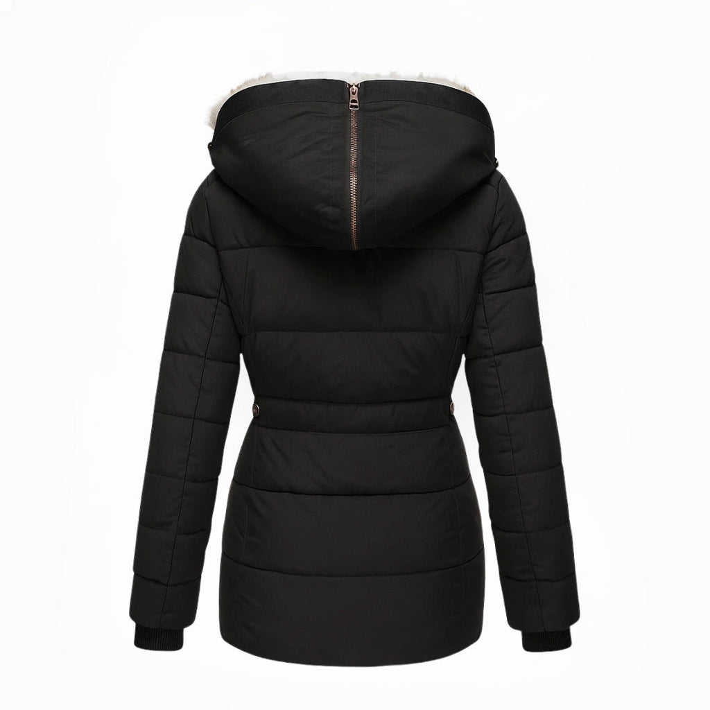 Anna™ | Manteau d’hiver chaud avec doublure effet fourrure