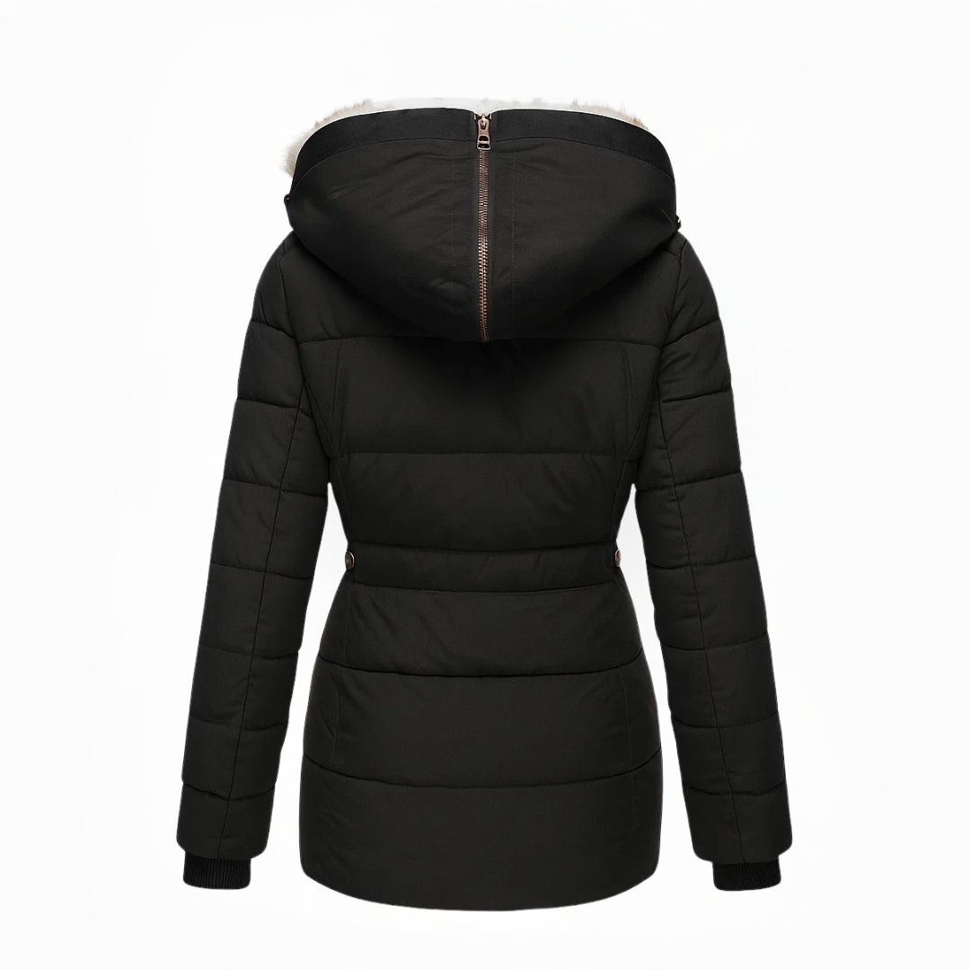 Anna™ | Manteau d’hiver chaud avec doublure effet fourrure