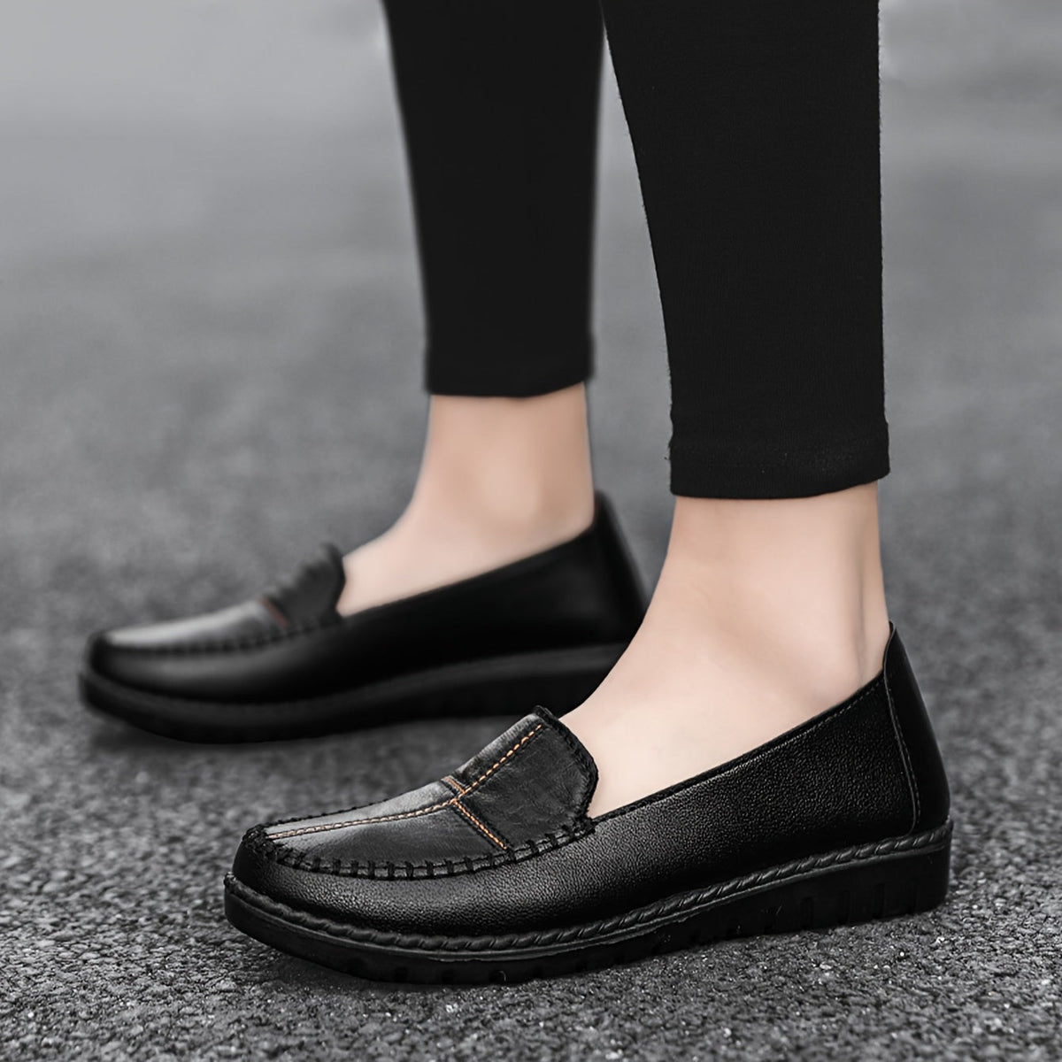 Estelle | Mocassins confort surpiqués