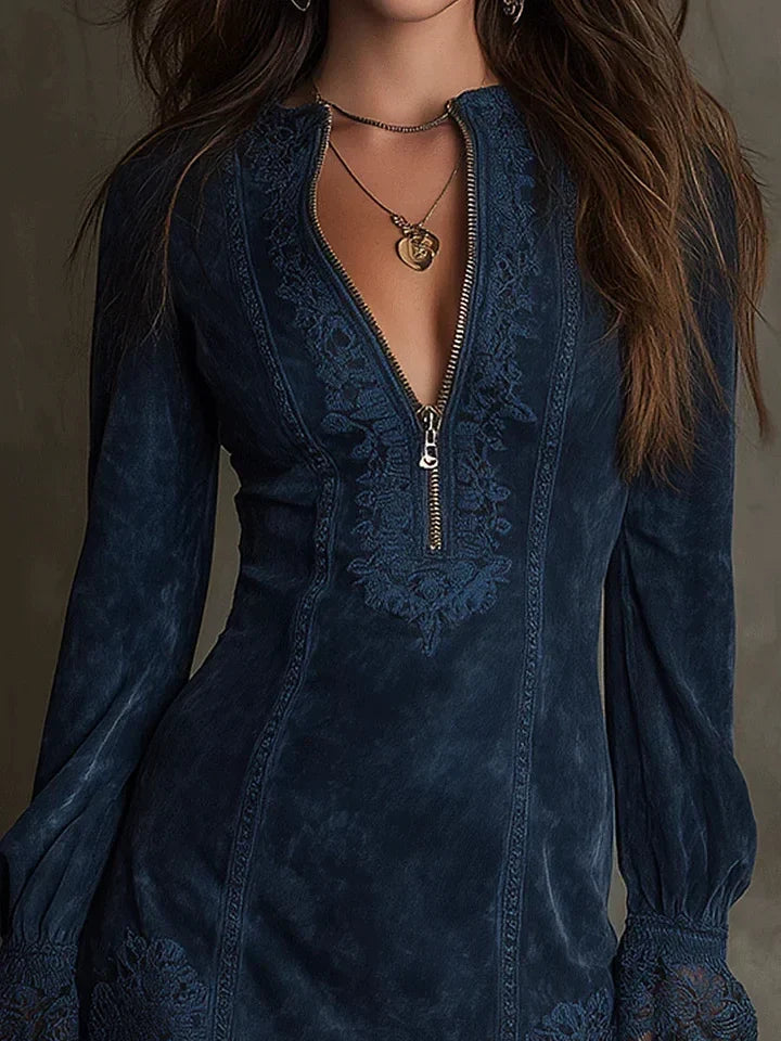 Clémence | Mini-robe en daim