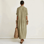 Brianda | Vestido camisero midi con botones