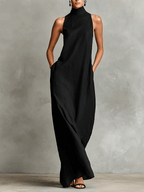 Teresa | Vestido fluido de silueta envolvente