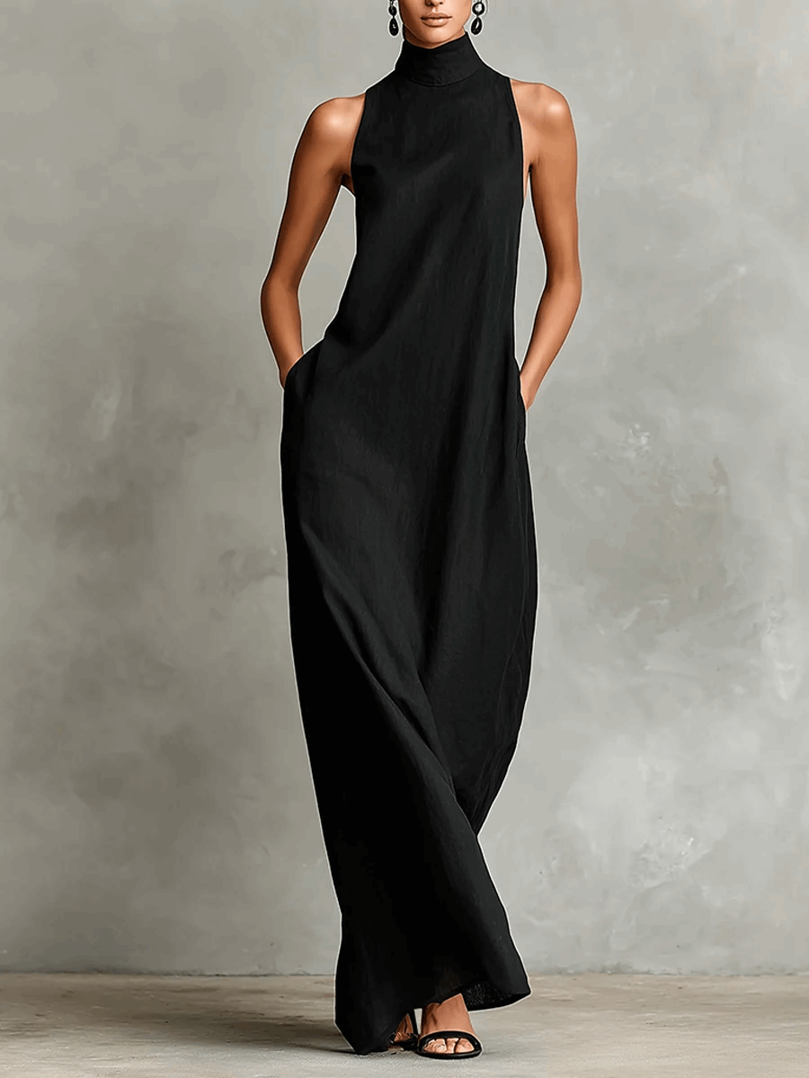 Teresa | Vestido fluido de silueta envolvente