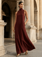 Teresa | Vestido fluido de silueta envolvente
