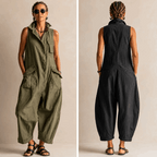 Clara | Mono Cargo Relajado con Bolsillos