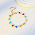 Anaïs - Bracelet unique en forme de cœur