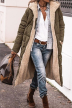Carine | Manteau réversible élégant pour femme