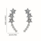 Angélique - Boucles d'oreilles florales intemporelles