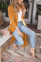 Mélina | Manteau kimono en velours