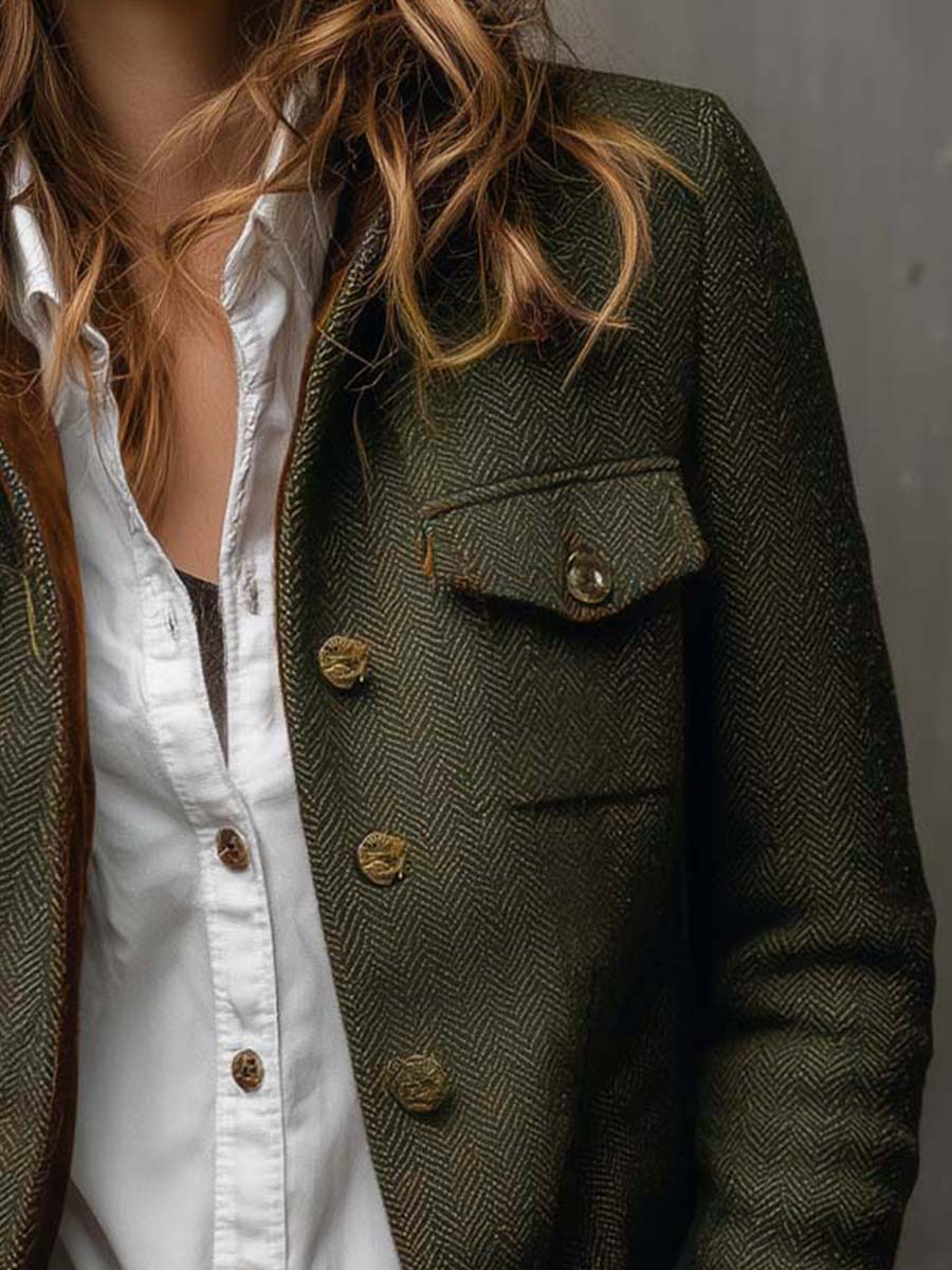 Honorine | Blazer à chevrons