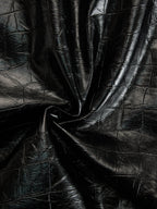 Salomé | Robe mi-longue zippée effet croco brillant