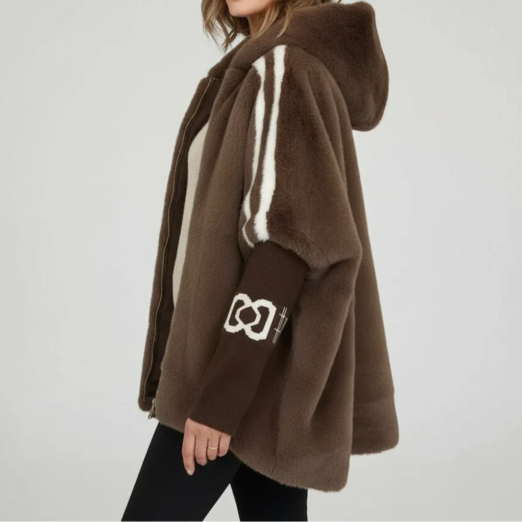 Jeannette™ | Manteau d’hiver élégant en fausse fourrure