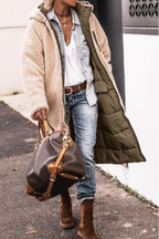 Carine | Manteau réversible élégant pour femme