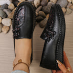 Charlotte | Mocassins confort à détail floral