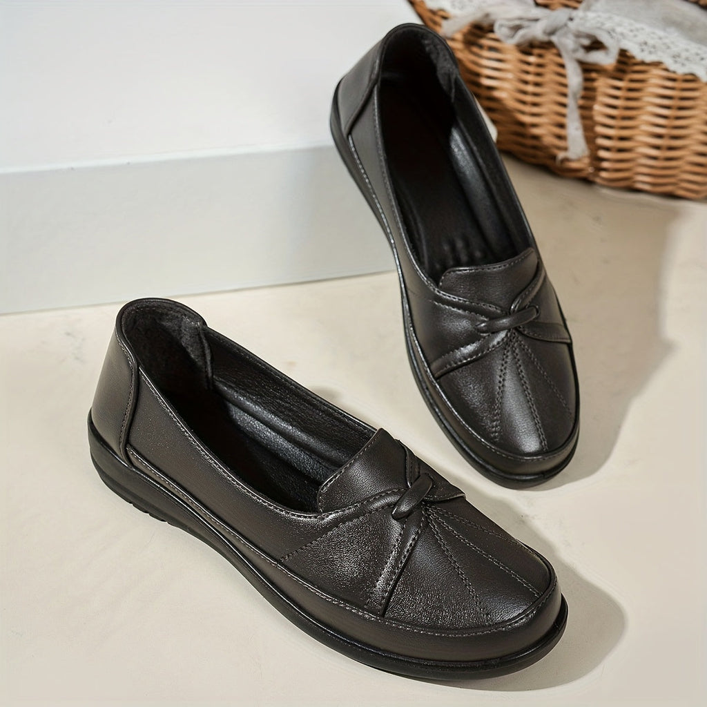 Blandine | Mocassins confort à détail nœud