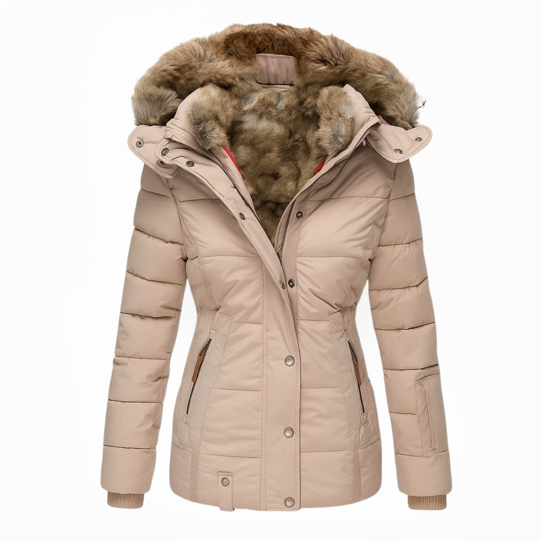 Anna™ | Manteau d’hiver chaud avec doublure effet fourrure