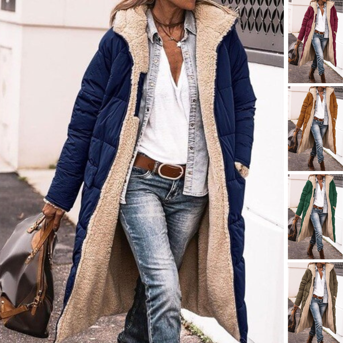 Carine | Manteau réversible élégant pour femme