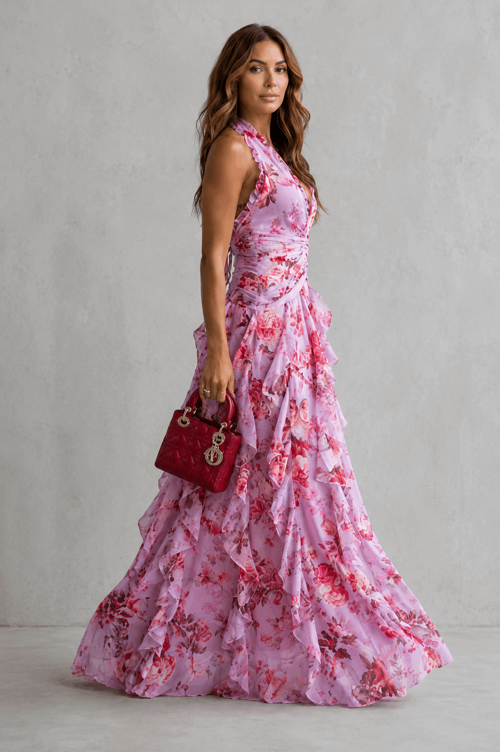 Indara | Vestido Romántico de rosas
