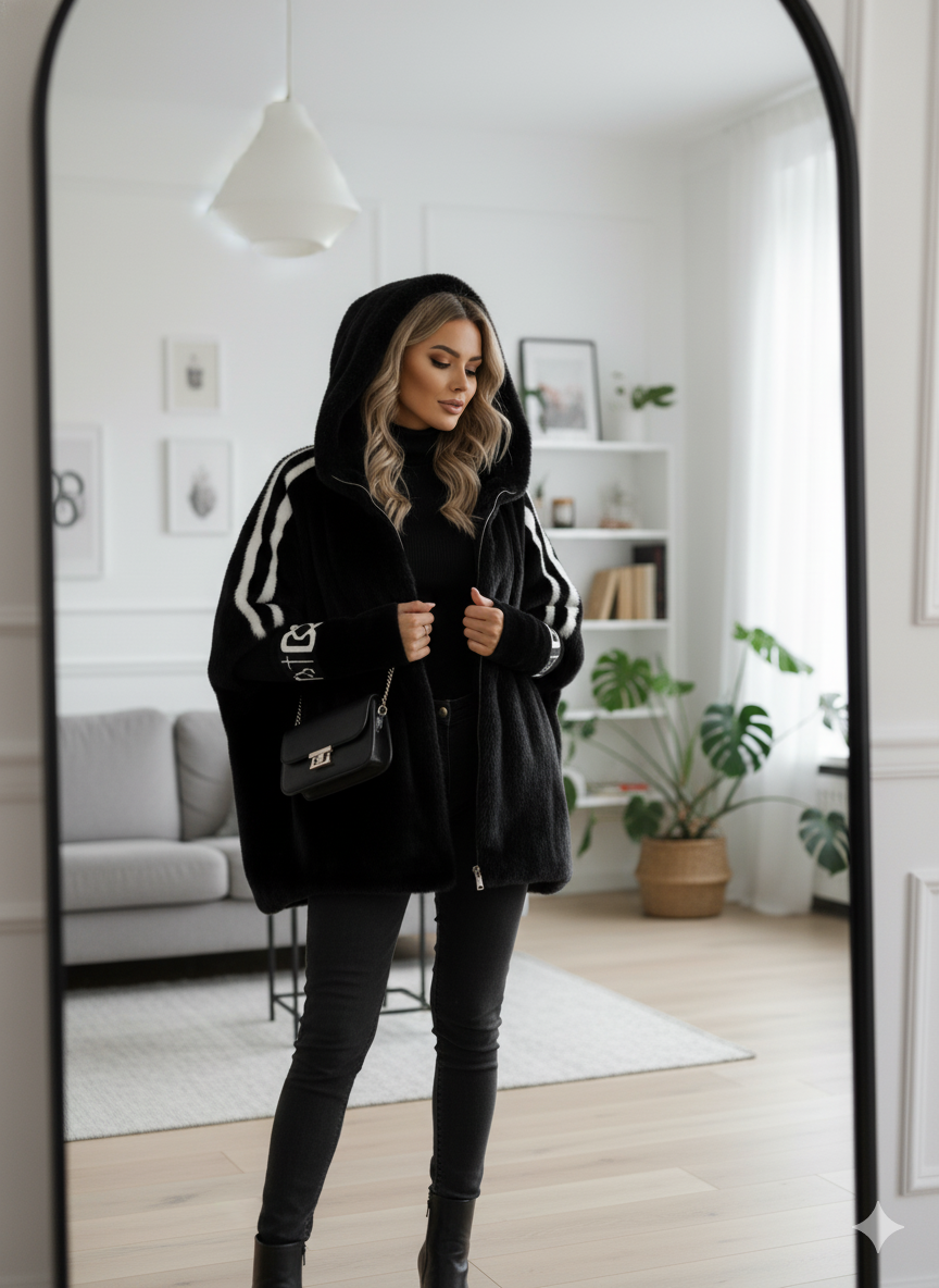 Jeannette™ | Manteau d’hiver élégant en fausse fourrure
