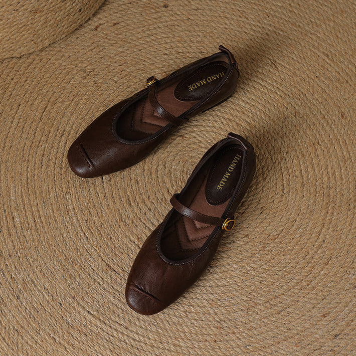 Gisèle | Ballerines en cuir