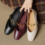 Armelle | Ballerines en cuir véritable