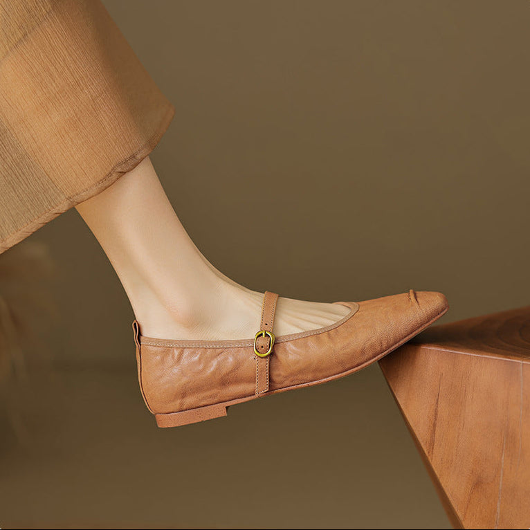 Gisèle | Ballerines en cuir