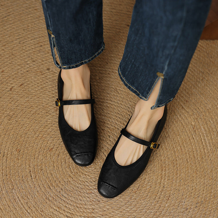 Gisèle | Ballerines en cuir