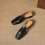 Jacinthe | Mules en cuir véritable