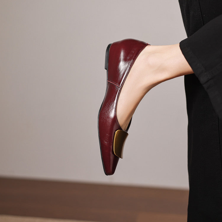 Honorine | Ballerines en cuir véritable