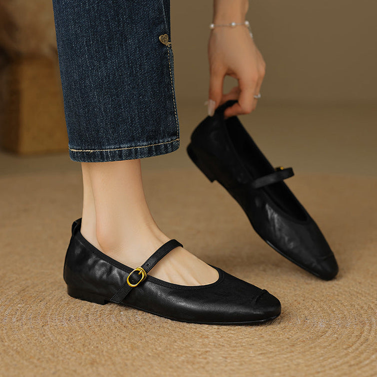 Gisèle | Ballerines en cuir
