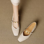 Armelle | Ballerines en cuir véritable
