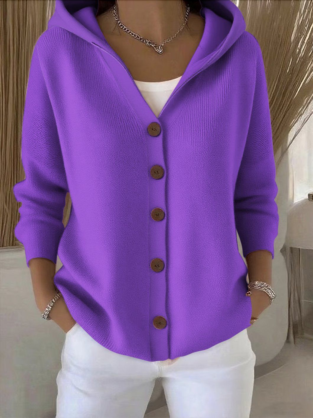 Rosalie | Cardigan à capuche