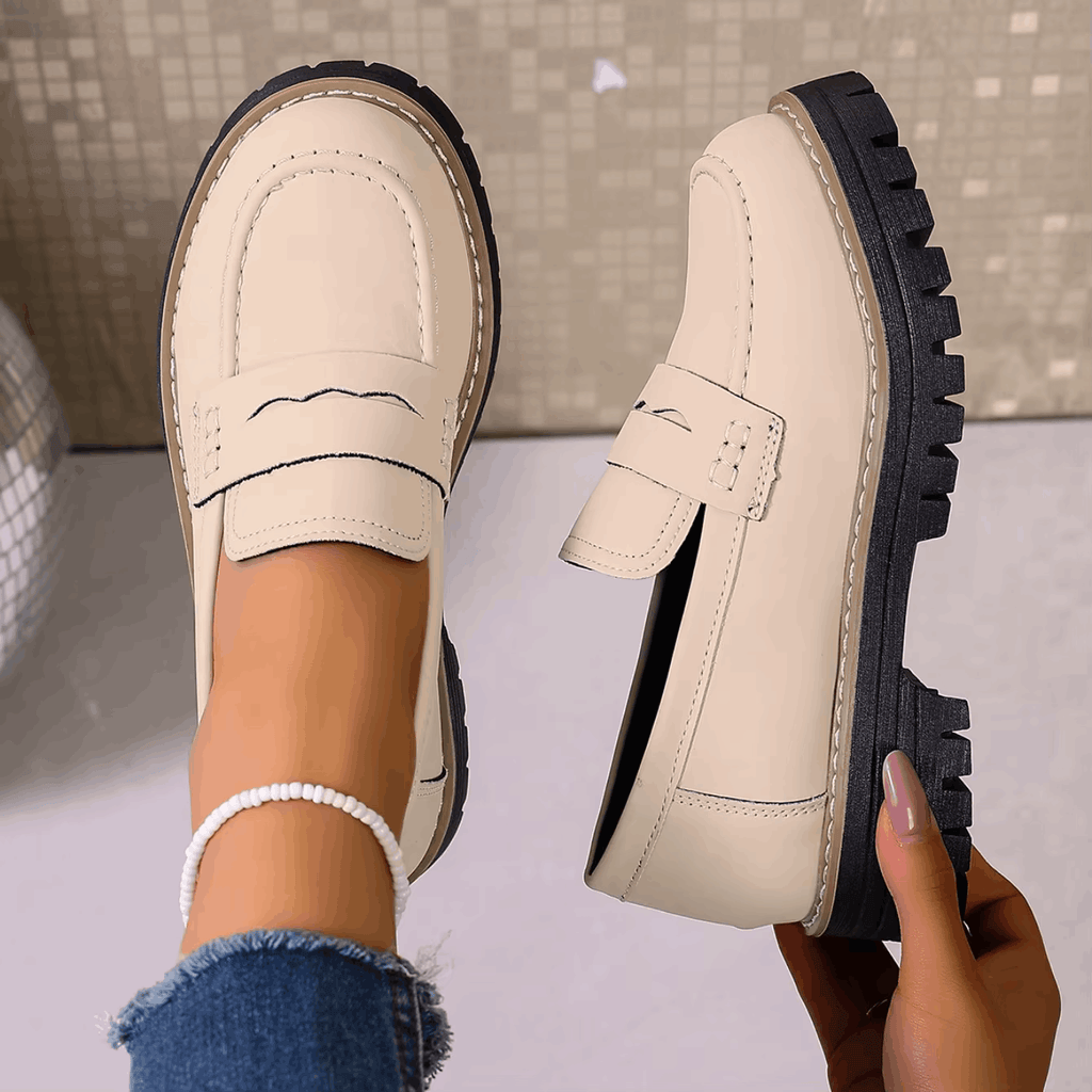 Colette | Mocassins à Plateau Style Collège