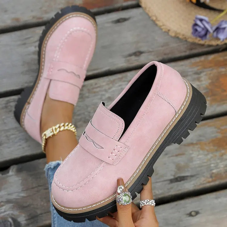 Colette | Mocassins à Plateau Style Collège