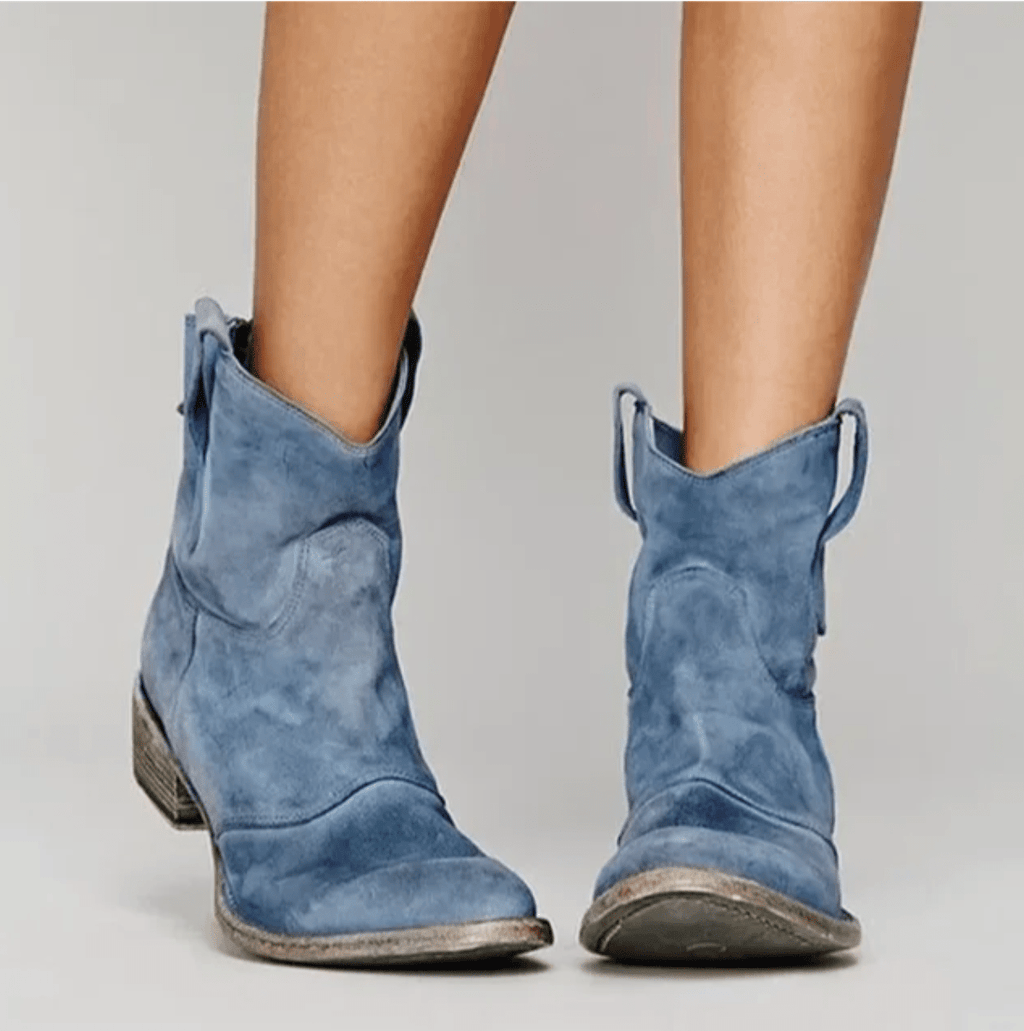 Yvette | Bottines western à surpiqûres et ligne sculpturale épurée