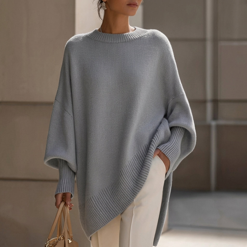 Georgette | Pull oversize en maille à col rond