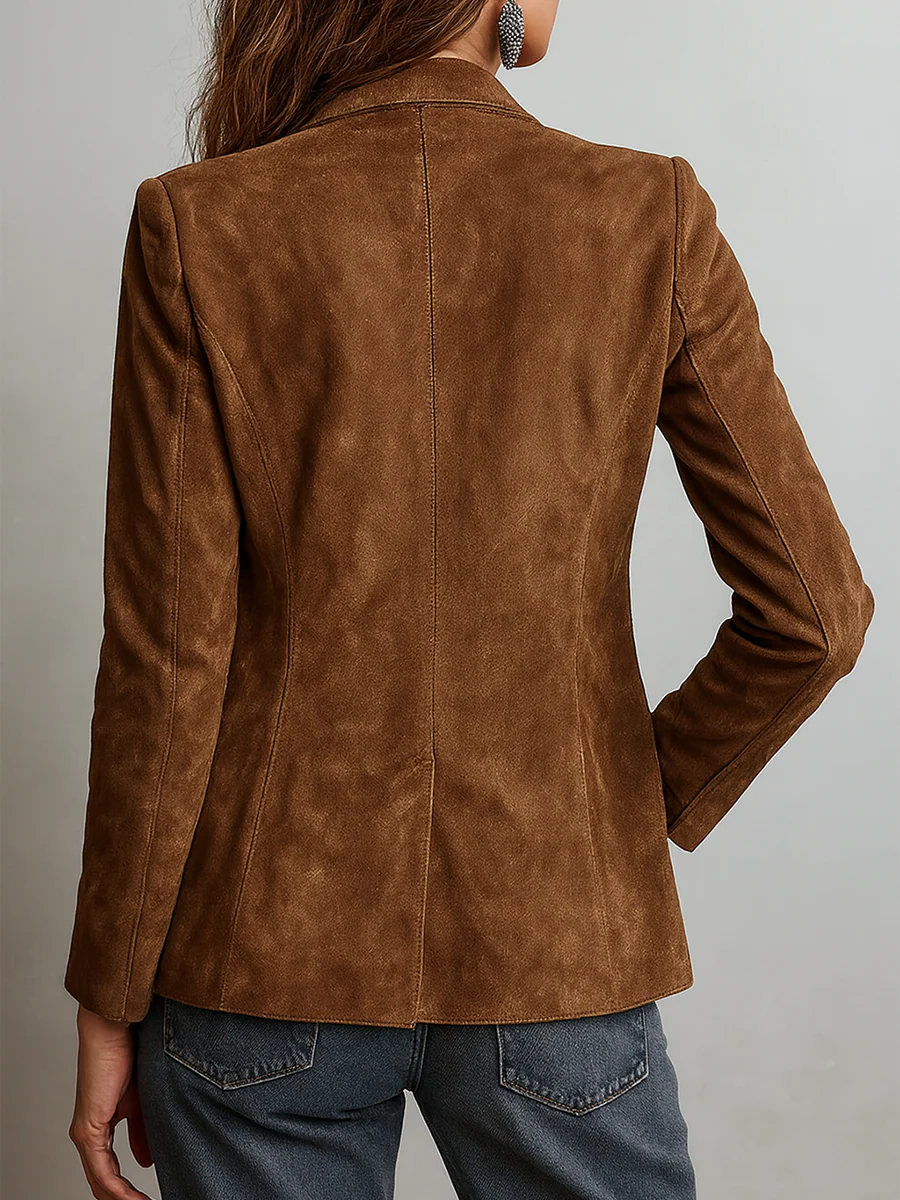 Ninon | Blazer vintage marron
