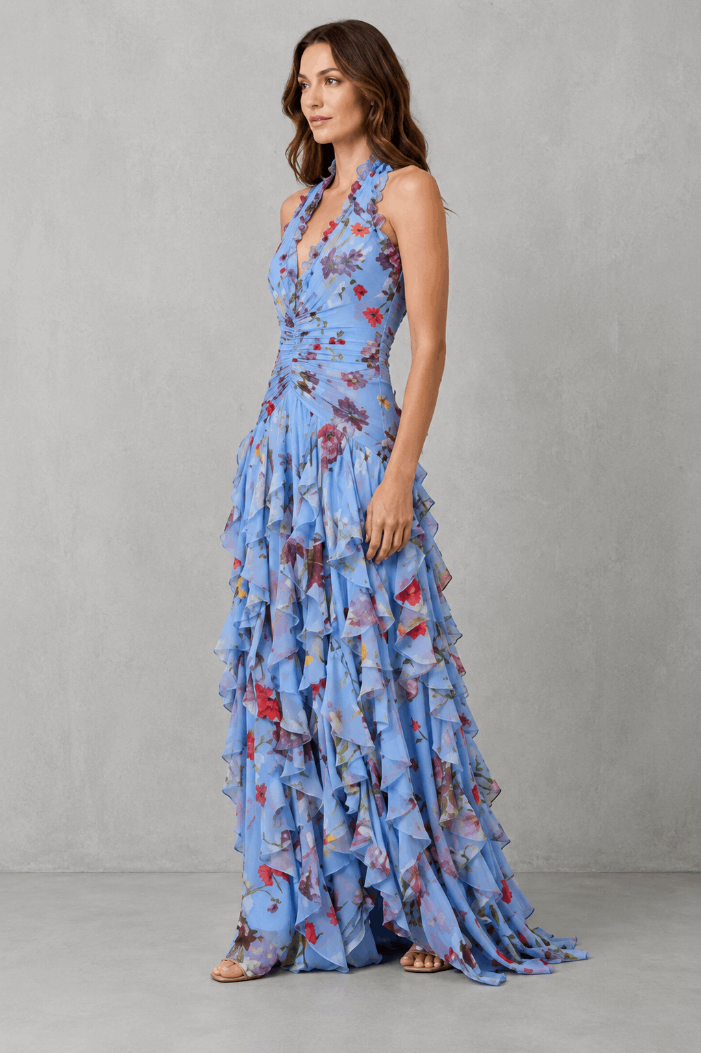 Indara | Vestido Romántico de rosas