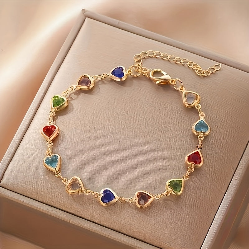 Anaïs - Bracelet unique en forme de cœur