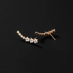 Angélique - Boucles d'oreilles florales intemporelles