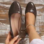 Diane | Escarpins vernis à petit talon compensé