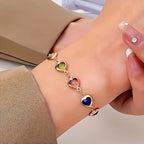 Anaïs - Bracelet unique en forme de cœur