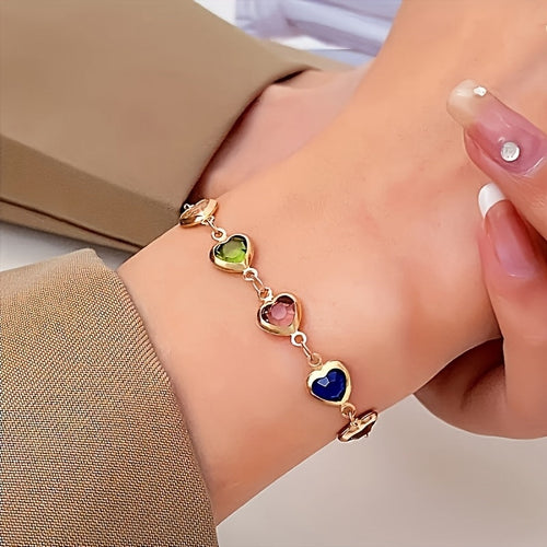 Anaïs - Bracelet unique en forme de cœur