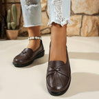 Blandine | Mocassins confort à détail nœud